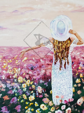 Load image into Gallery viewer, "Girl in the Flower Field" - PRINT