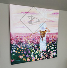 Load image into Gallery viewer, "Girl in the Flower Field" - PRINT