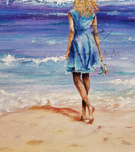 Load image into Gallery viewer, "Walking on the Beach with Shoes in Hand" - PRINT