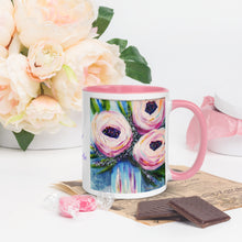 Load image into Gallery viewer, Ranunculus Mug with Color Inside