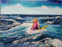 Load image into Gallery viewer, 'Ocean Surfer' Original Art