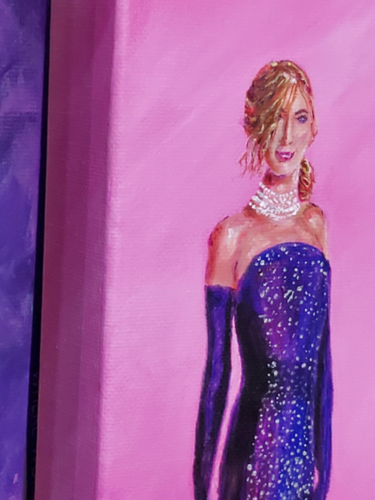 Sophisticated Woman in Black Formal Dress' Davina's Studio Art Sophisticated Woman in Black Formal Dress' Davina's Studio Art
