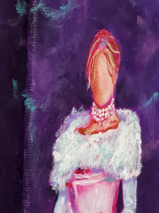 'Sophisticated Woman in Pink Formal Dress'