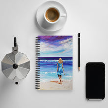 Load image into Gallery viewer, Ocean Spiral notebook
