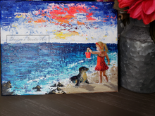 Load image into Gallery viewer, &#39;A Day at the Beach&#39; Original Art (Custom Option)
