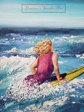 Load image into Gallery viewer, &#39;Ocean Surfer&#39; Original Art
